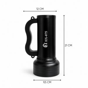 Şarj Edilebilir El Feneri - Şarjlı Projektör - 15 Watt - Hong Xin - HX-075