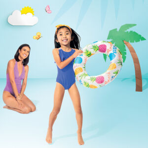 Çocuk Yüzme Simidi - Intex - Desenli - 51 cm (59230)
