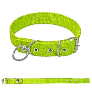 Savex Dokuma Köpek Boyun Tasması Yeşil 2.5*50 cm