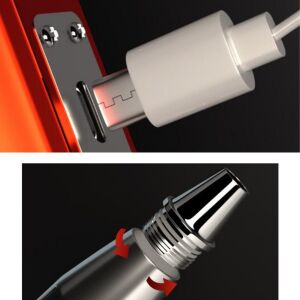 Uv Ledli El Feneri - Powerdex - Su Geçirmez - 20 W - Kırmızı - PD-9007
