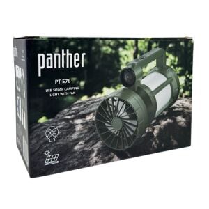 Kamp Lambası - Panther - Şarjlı - Solar - Fanlı - PT-576