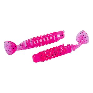 Silikon Kurt Yem - 1,5g 45mm - Fishack - 10 Adet - UV Silikon - Pembe