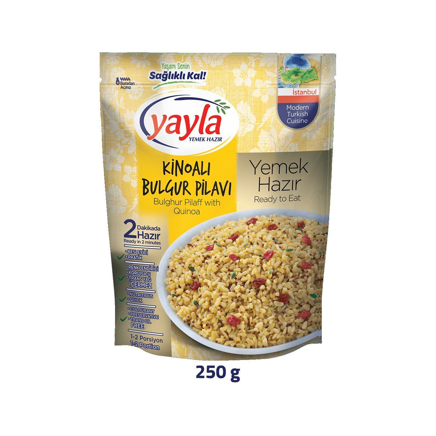Yayla Hazır Kinoalı Bulgur Pilavı