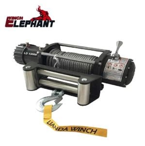 Lianda Elephant 12000 lb Sentetik Halatlı Off-Road 4x4 Elektrikli Vinç 12V