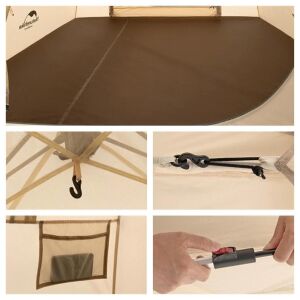 Naturehike Ango Pop Up (UPF 50+) Otomatik 3 Kişilik Aile Çadırı