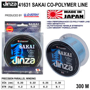 Jinza Sakai 300m Monofilament Misina