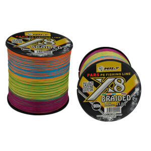 Wily Pars 8 Kat İp Misina 1000 mt Multicolor