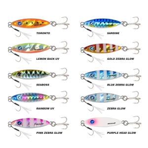 Metal Jig Yem - Ryuji Zuby - 32mm 6.6gr - Zebra Glow
