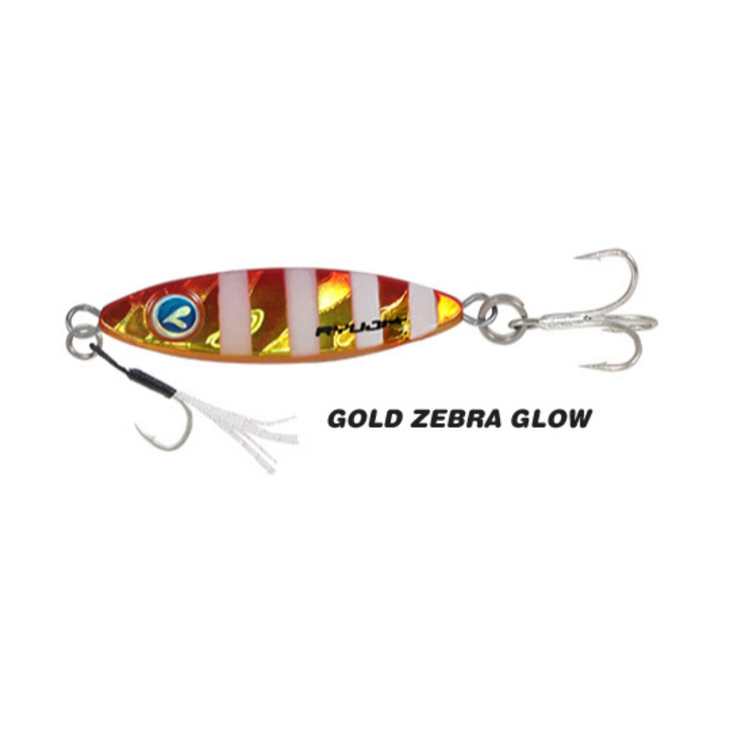 Metal Jig Yem - Ryuji Zuby - 32mm 6.6gr - Gold Zebra Glow