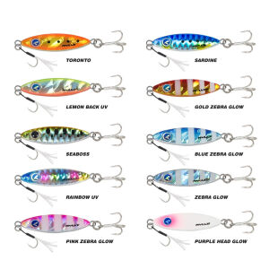 Metal Jig Yem - Ryuji Zuby - 32mm 6.6gr - Gold Zebra Glow