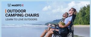 Madfox Moonchair Deluxe Katlanır Kamp Sandalyesi