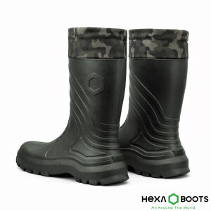 Ultra Hafif EVA Uzun Avcı Çizmesi - Haki - Konçlu - Hexa Boots