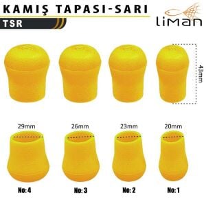 Liman Kamış Tapası Sarı - 10 Adetli