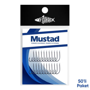Olta İğnesi - Mustad - 2300 - Lacivert - No: 16  (50'li Paket)