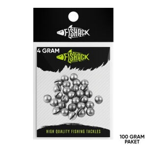 Kıstırma Yarma Kurşun - Kesikli Olta Kurşunu - 4 Gram (100 gr)